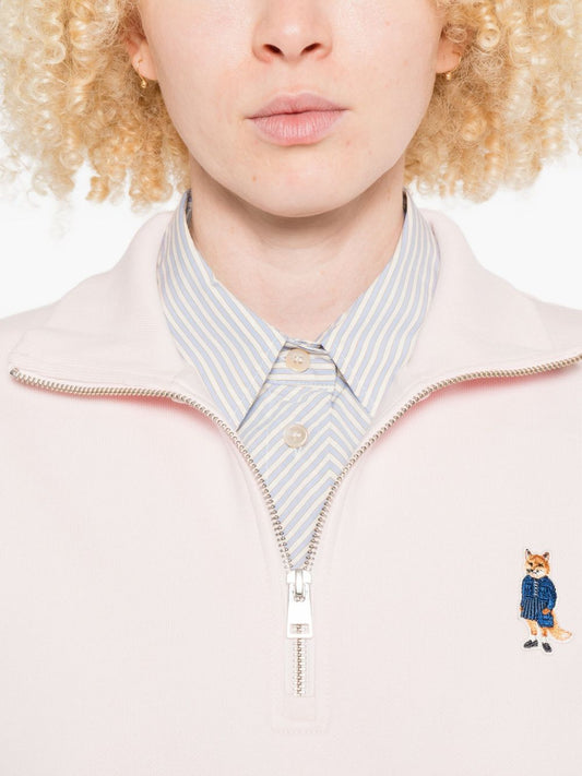Maison Kitsuné Embroidered-logo sweatshirt