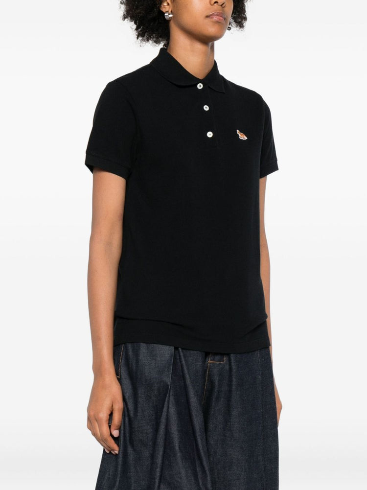 Maison Kitsuné Fox-embroidered polo shirt