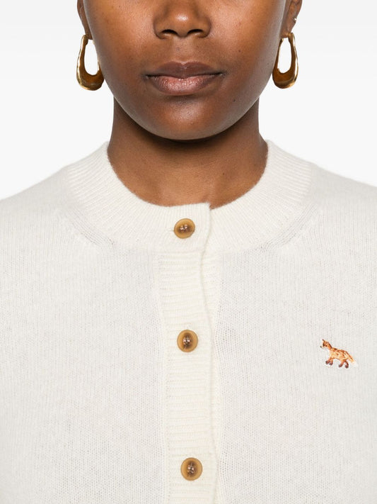 Maison Kitsuné Cardigan with embroidery