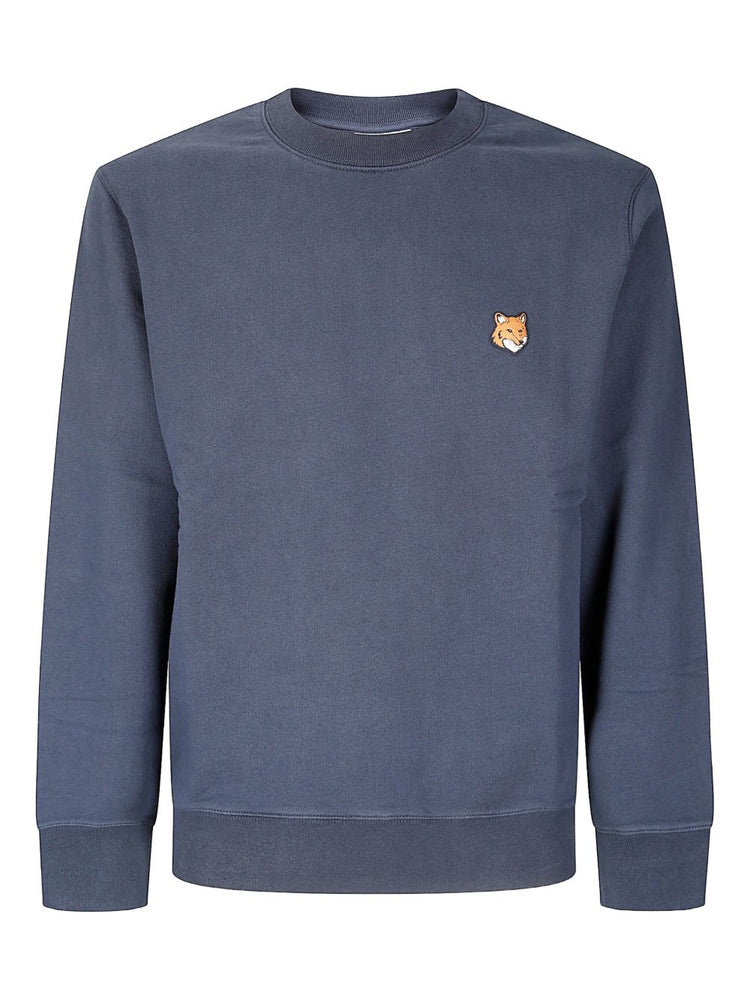 Maison Kitsuné Fox Head-motif cotton sweatshirt