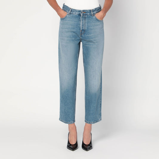 HAIKURE Light blue washed effect jeans