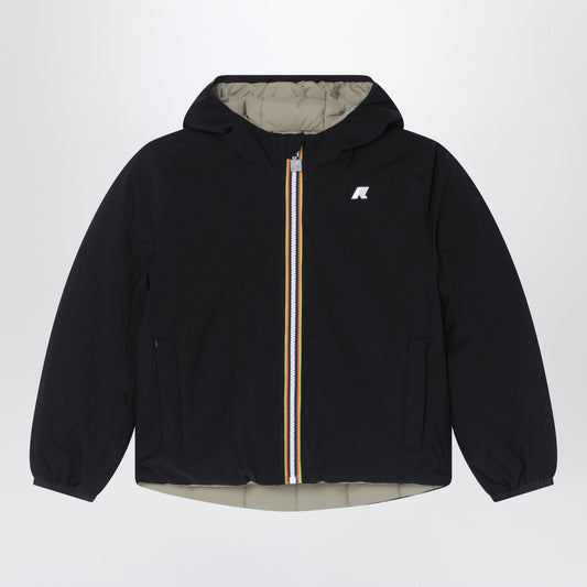 K-Way Reversible Jack jacket in black/green