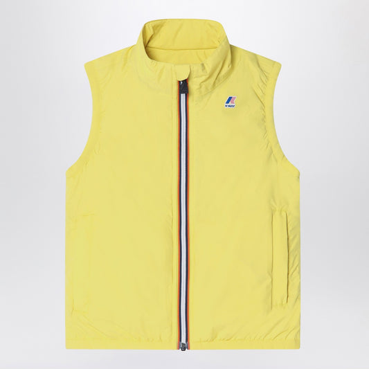 K-Way Yellow waterproof nylon vest