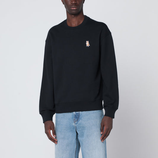 Maison Kitsuné Black cotton sweatshirt