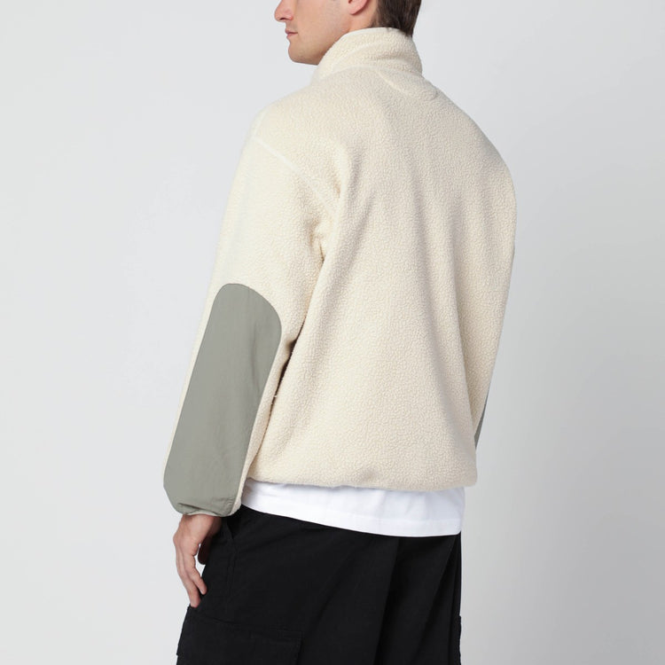 Maison Kitsuné Ecru fleece jacket