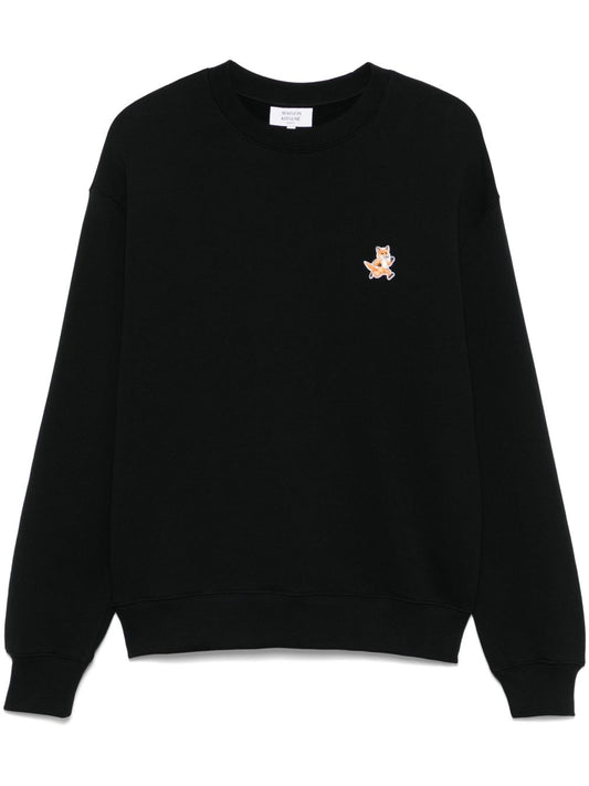 Maison Kitsuné Maison Kitsune speedy fox patch comfort sweatshirt