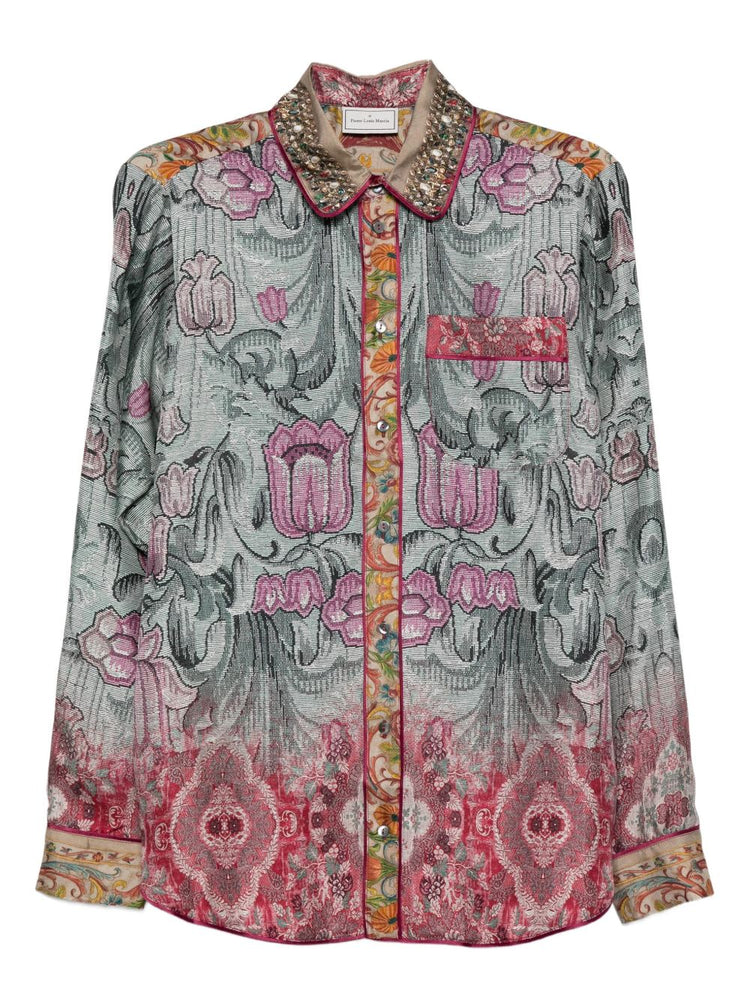 Pierre Louis Mascia Shirts Clear Blue