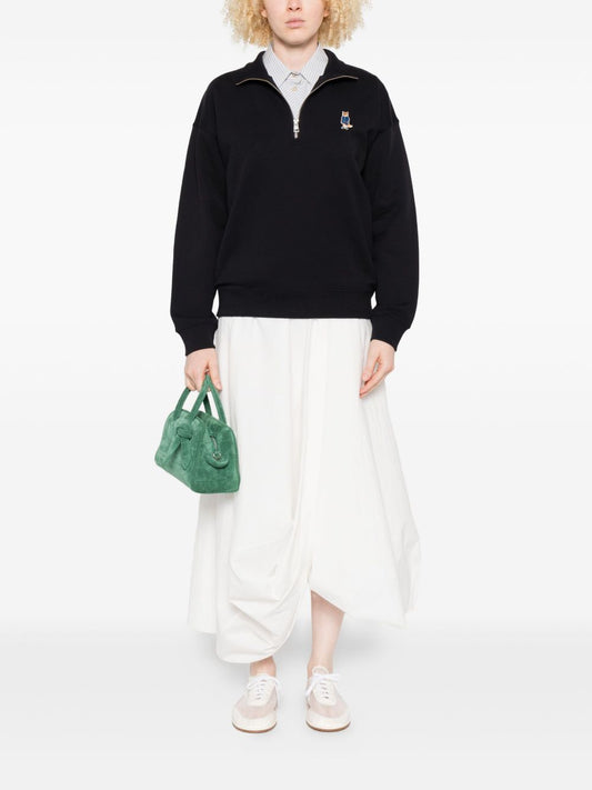 Maison Kitsuné Embroidered-logo sweatshirt