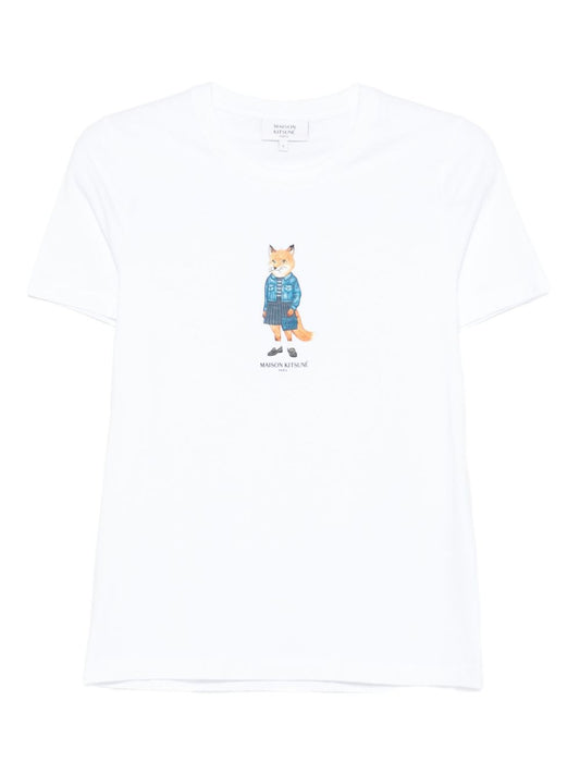 Maison Kitsuné Dressed Fox print cotton T-shirt