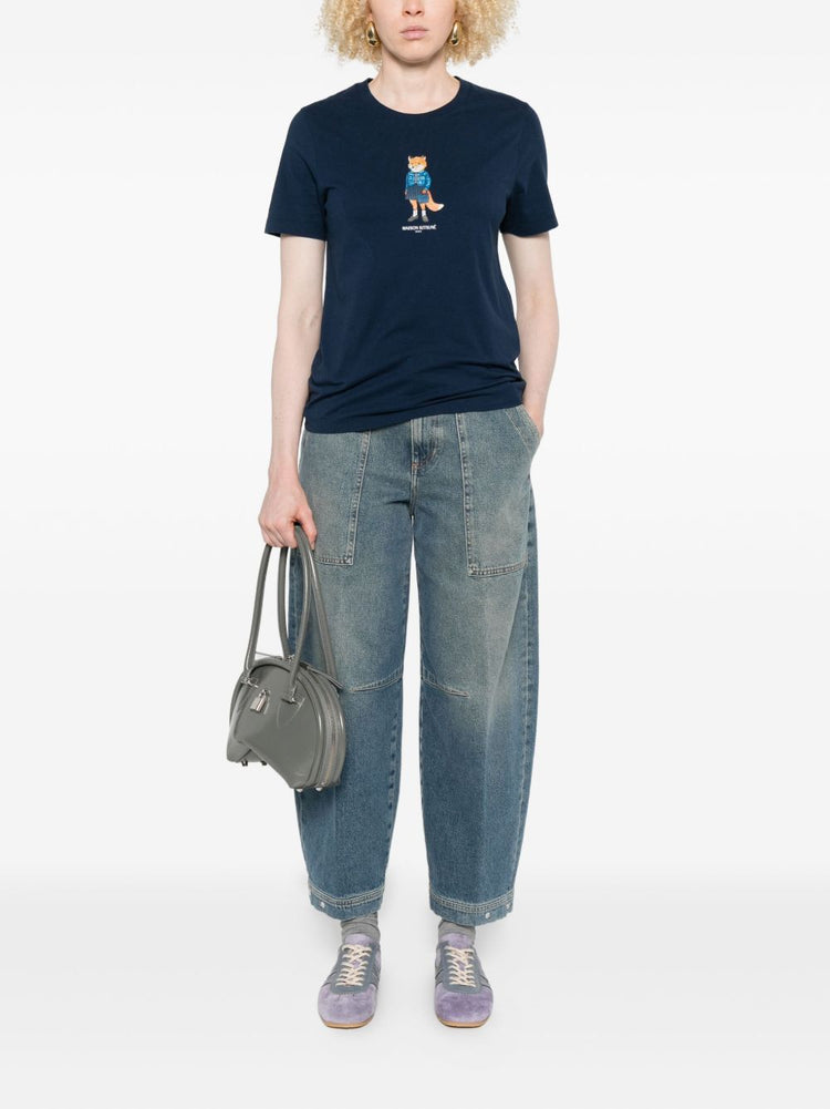 Maison Kitsuné MAISON KITSUNE' T-shirts and Polos Blue