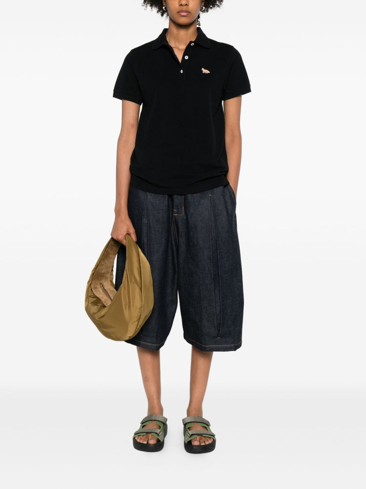 Maison Kitsuné Fox-embroidered polo shirt