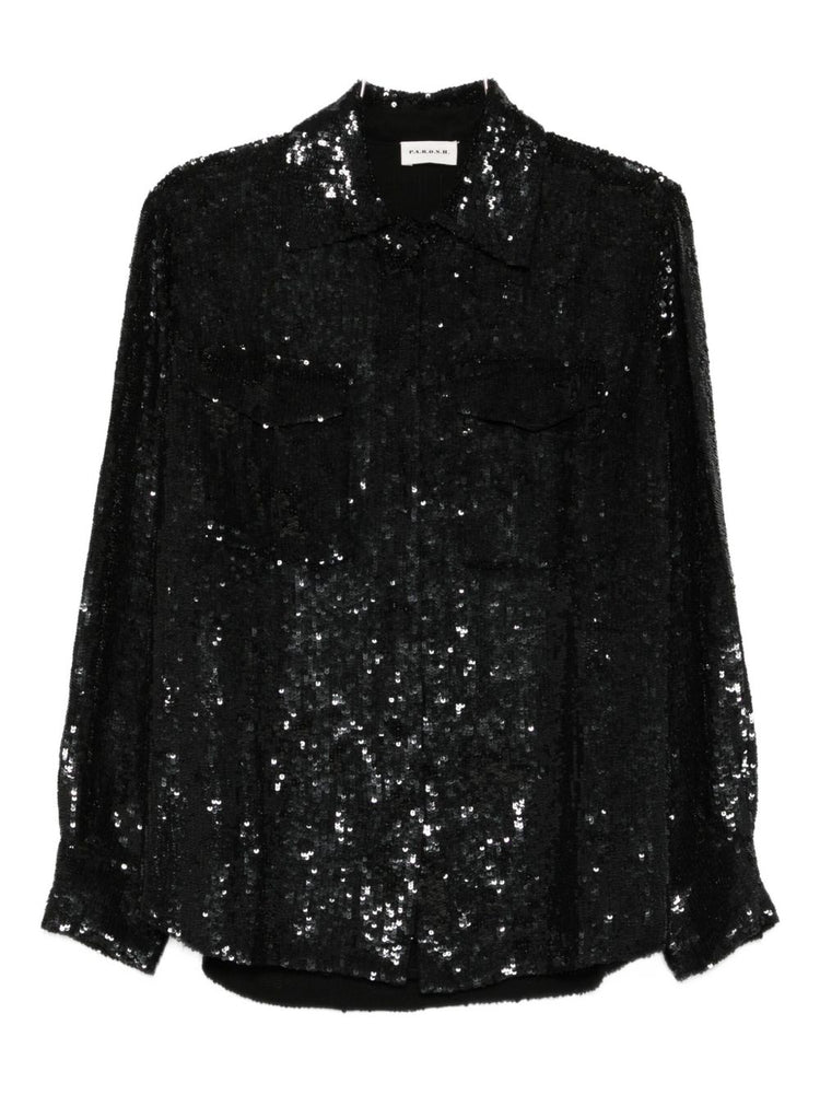 Parosh Shirts Black