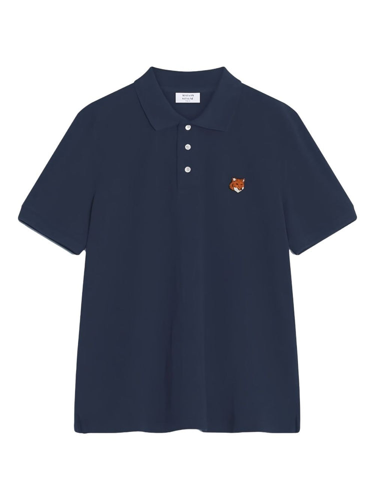 Maison Kitsuné Logo-embroidered polo shirt