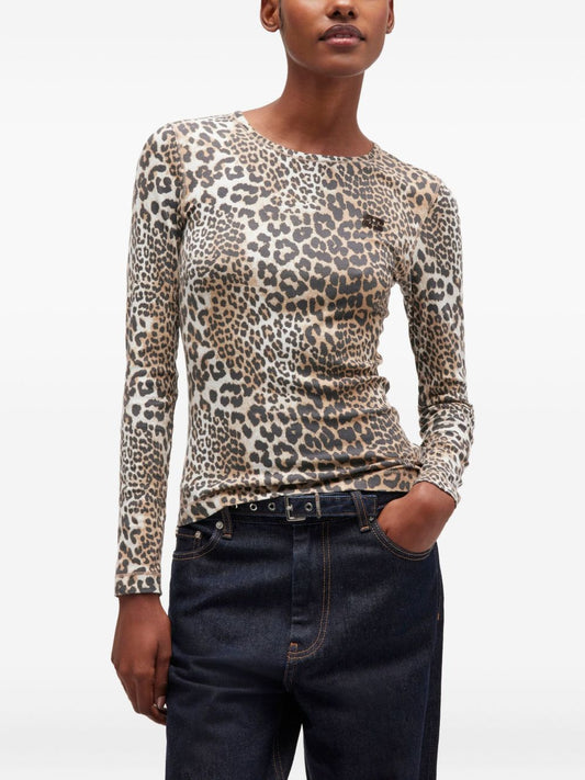 GANNI Sweaters Brown