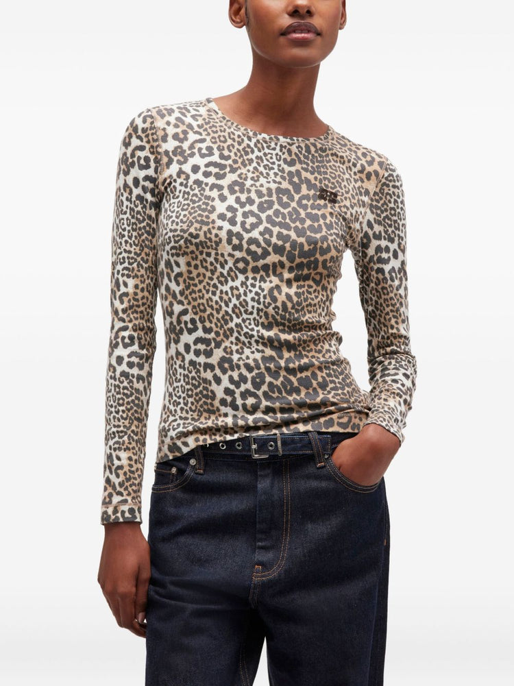 GANNI Sweaters Brown