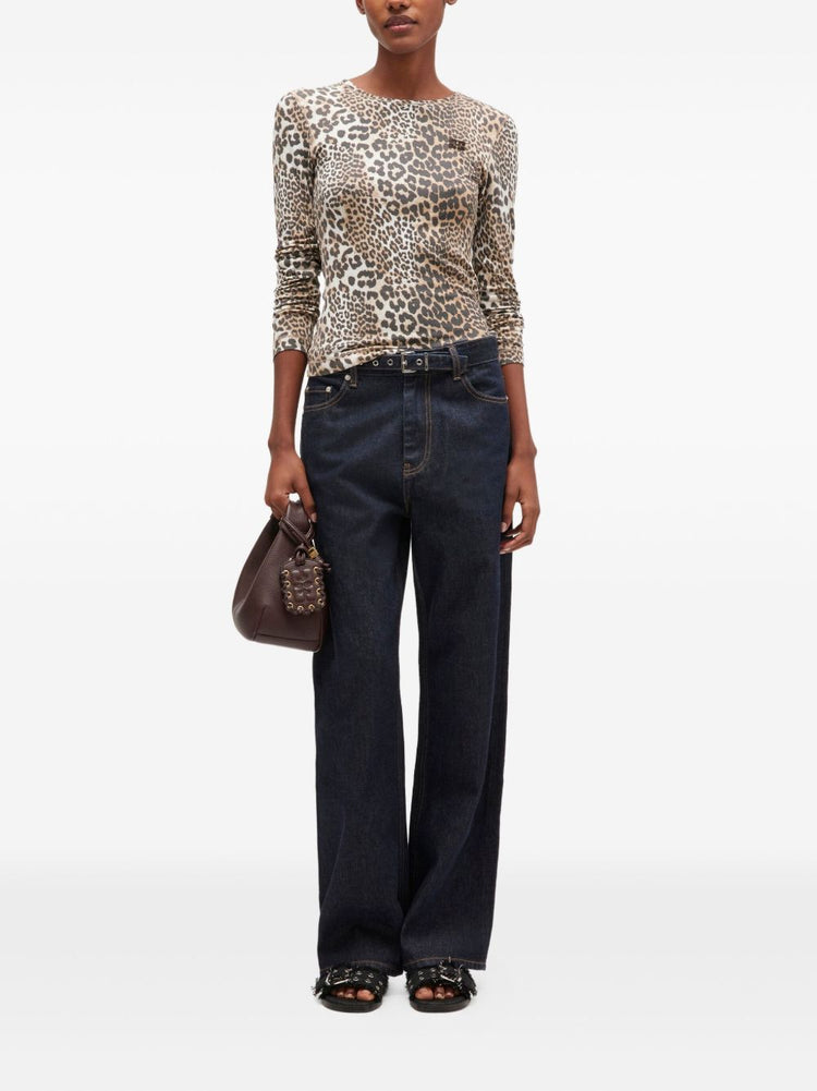 GANNI Sweaters Brown