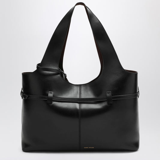 Manu Atelier Black Cambon Cabas bag