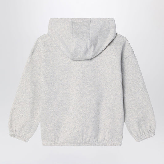 Mini Rodini Grey organic cotton hoodie