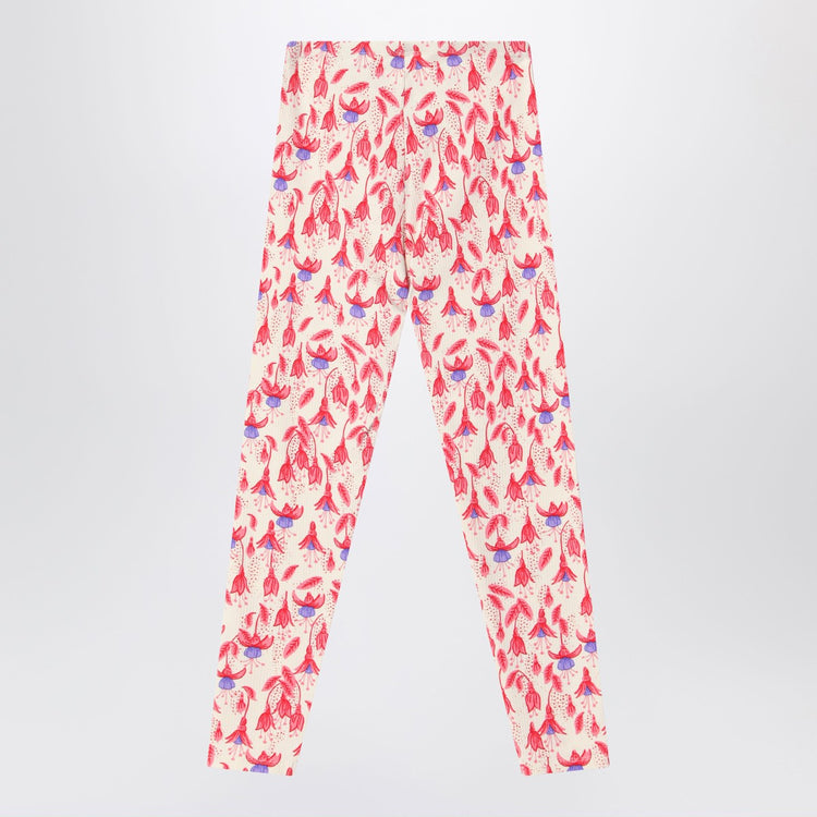 Mini Rodini Red patterned leggings in organic cotton
