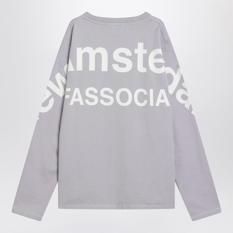 New Amsterdam Surf Association Oversized lavender T-shirt with logo