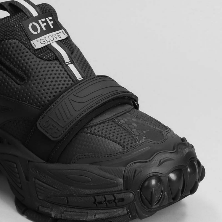 Off - white - Glove chunky slip - on sneakers - Monterri Fashion