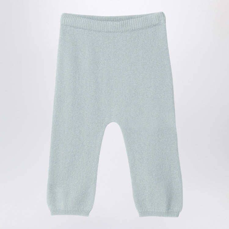 Il Gufo Light green wool leggings