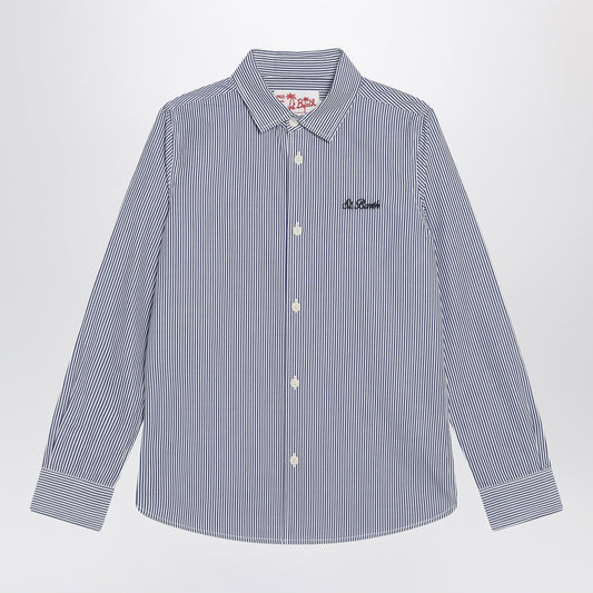 MC2 Saint Barth Striped Agnes shirt with Snoopy print