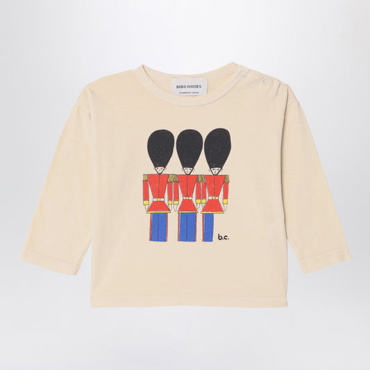 Bobo Choses Little Tin Soldiers ivory T-shirt