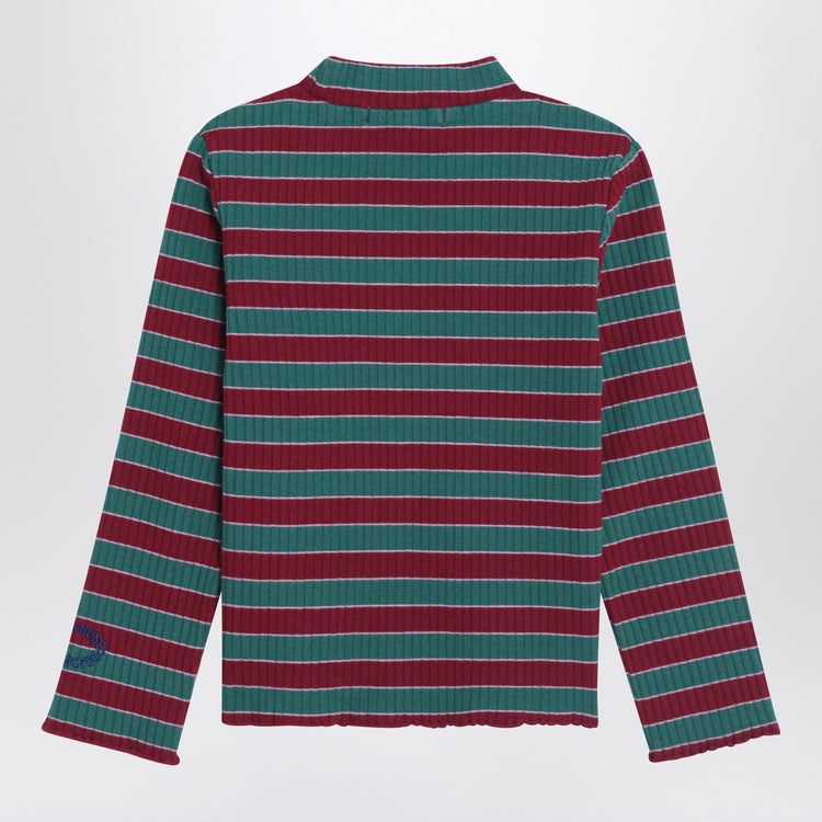 Bobo Choses Ribbed striped cotton sweater