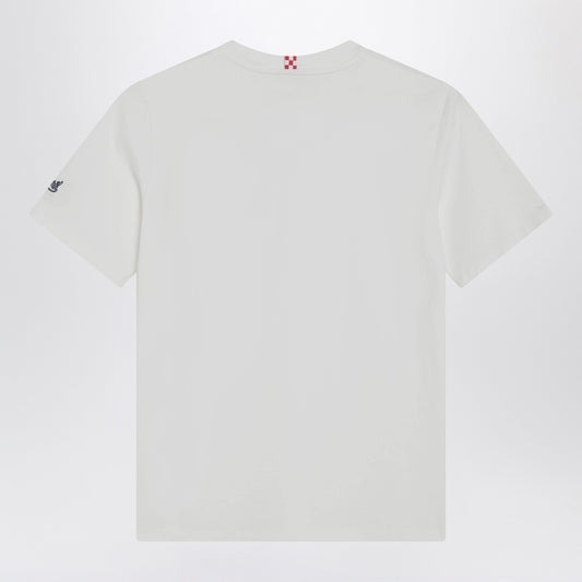 MC2 Saint Barth Arnott T-shirt in white with car embroidery
