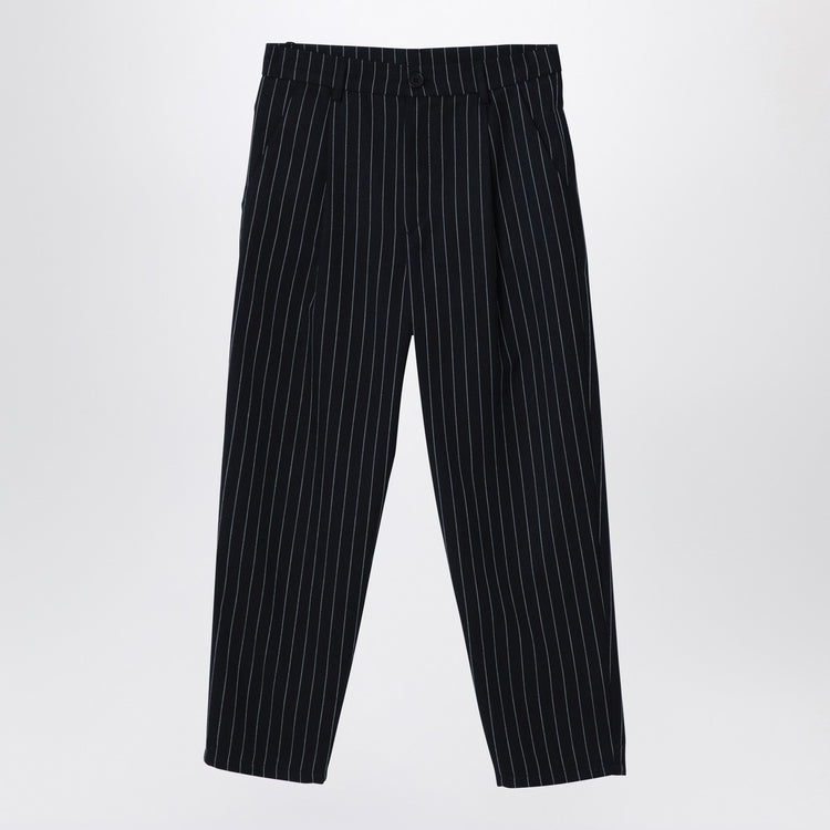 Douuod Navy blue pinstriped trousers