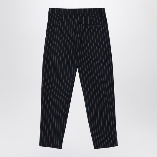 Douuod Navy blue pinstriped trousers