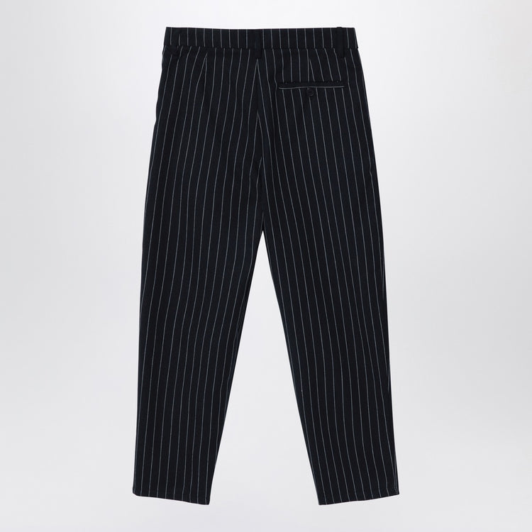Douuod Navy blue pinstriped trousers