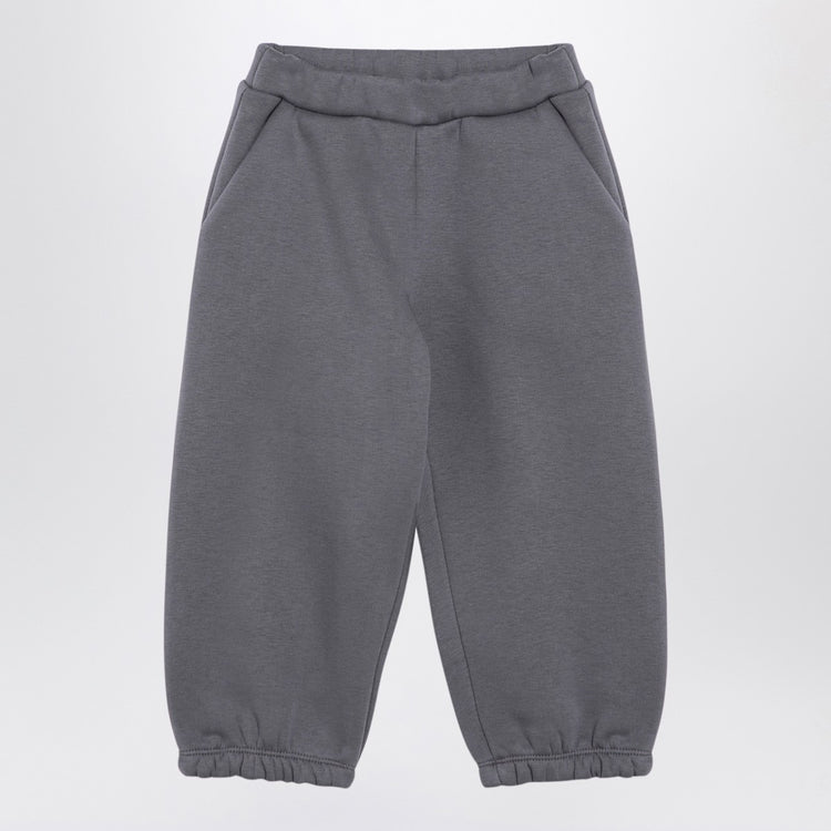 Douuod Grey cotton-blend jogging trousers