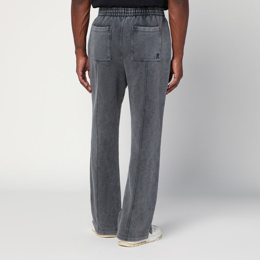 Represent Faded black cotton jogger pants