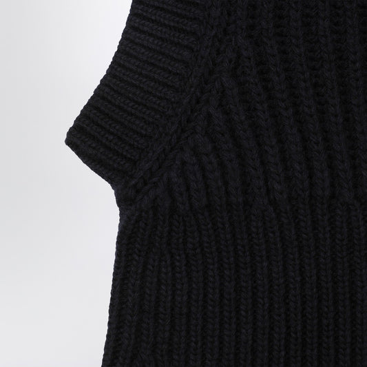 IVY OAK Dark navy wool balaclava