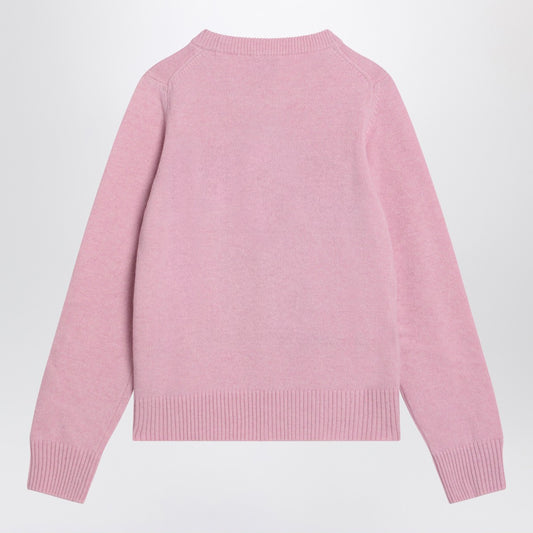 GANNI Pink sweater with poodle