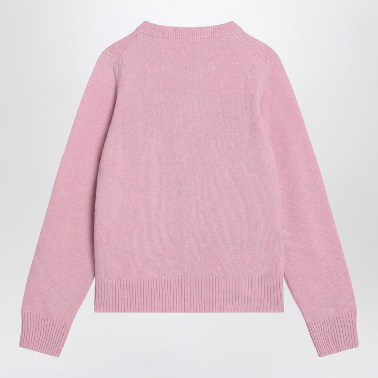 GANNI Pink sweater with poodle