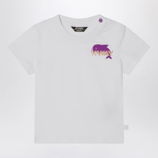 K-Way White Pete Dolphin t-shirt