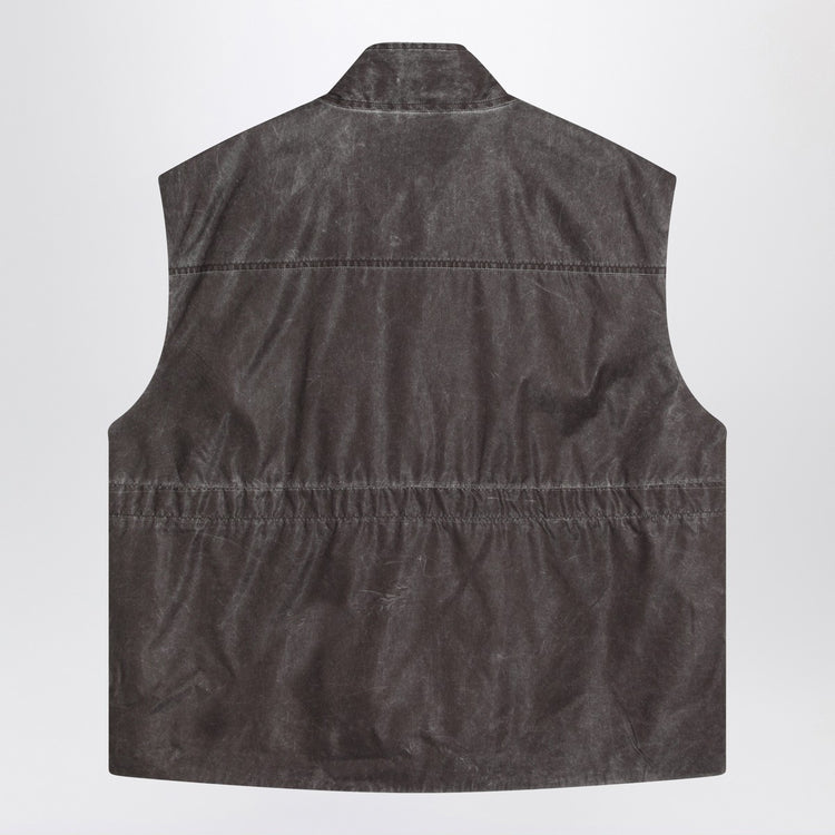 Our Legacy Firm brown vest with vintage effect