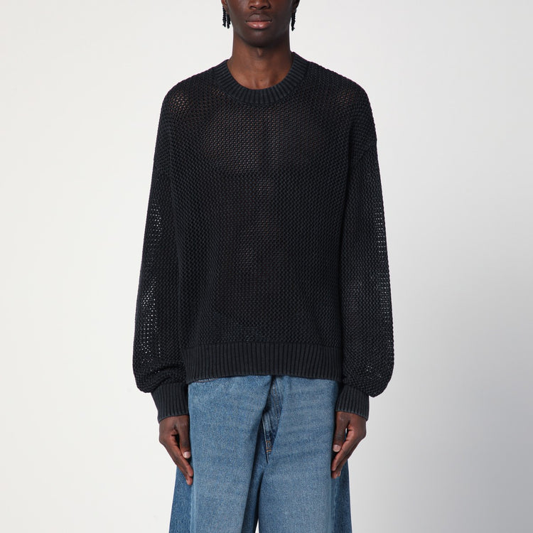 Represent Black cotton sweater