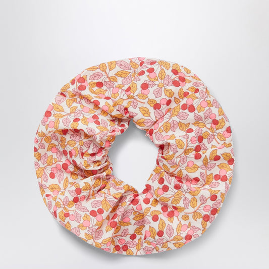 Il Gufo Apricot scrunchie in Liberty fabric