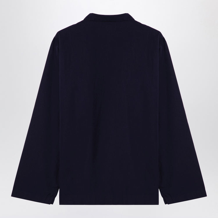 Tekla Navy blue pyjama shirt