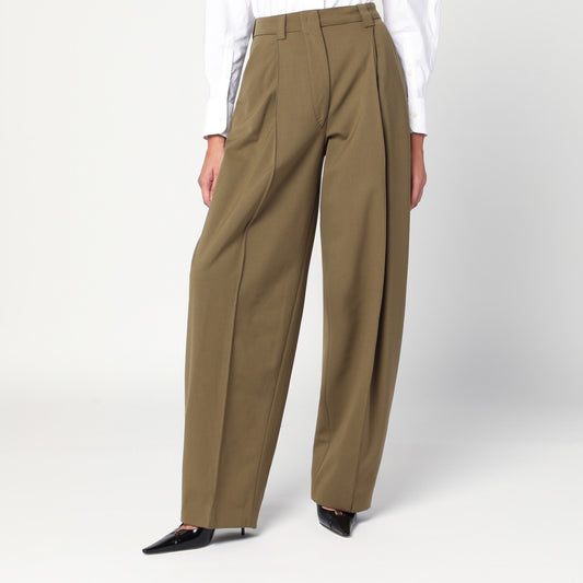 TheLatest Taupe wool blend trousers